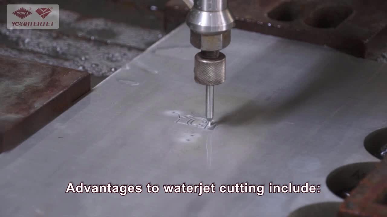 Cantilever Type Used Water Jet Cutting Machine For Wood Soft Materials
