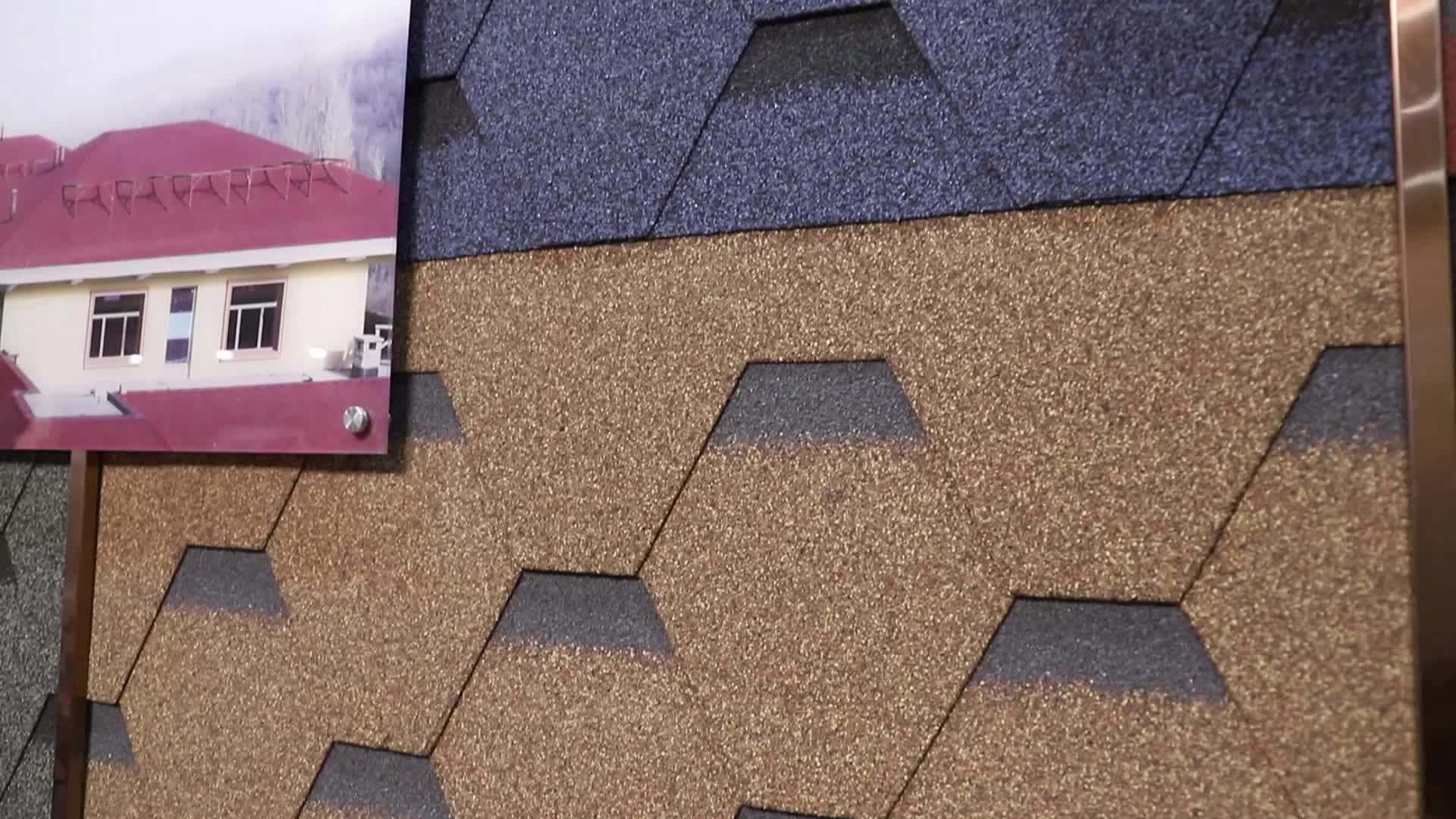 Energy Efficient Roofing Shingles Building Material Mosaik Single Layer