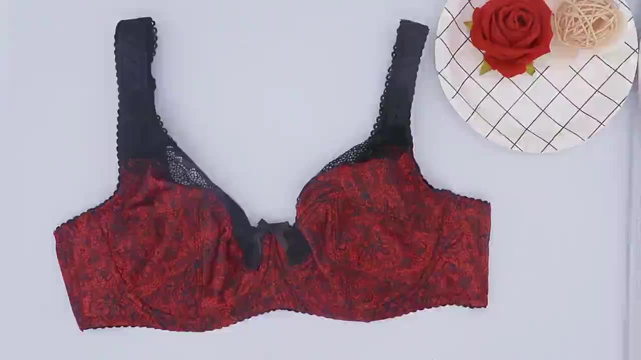 Cheap Factory 2 Piece Women Bra And Panties Brief Large Size Underwear