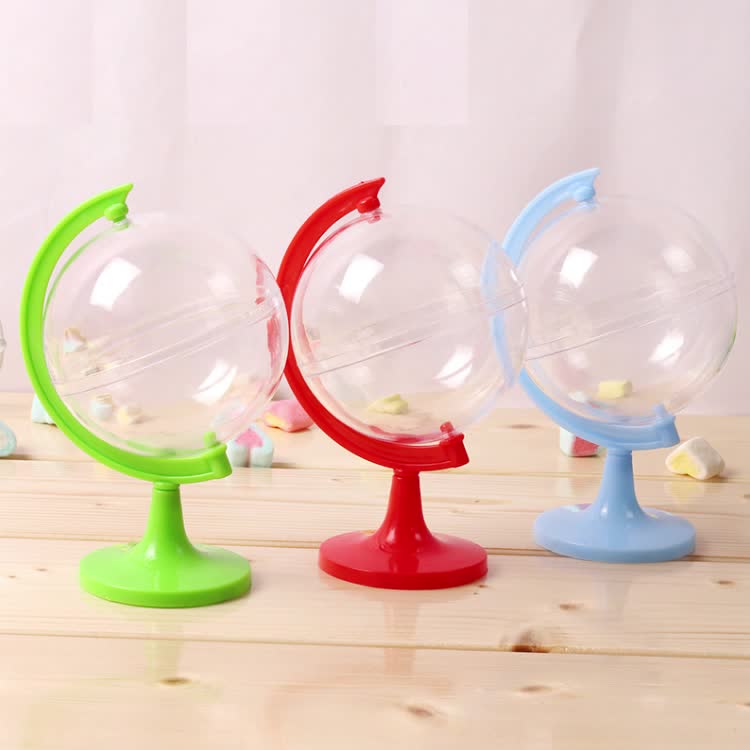 Mini Globe Party Favor Candy Boxes Globe Acrylic Candy Box For Decoration Baby Shower Favor ...