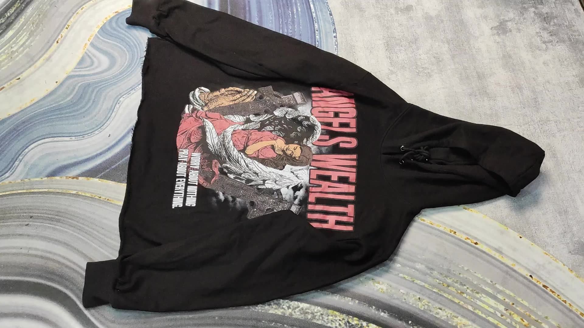 High Quality Heavy Weight Chenille Towel Embroidery Hoodie Custom