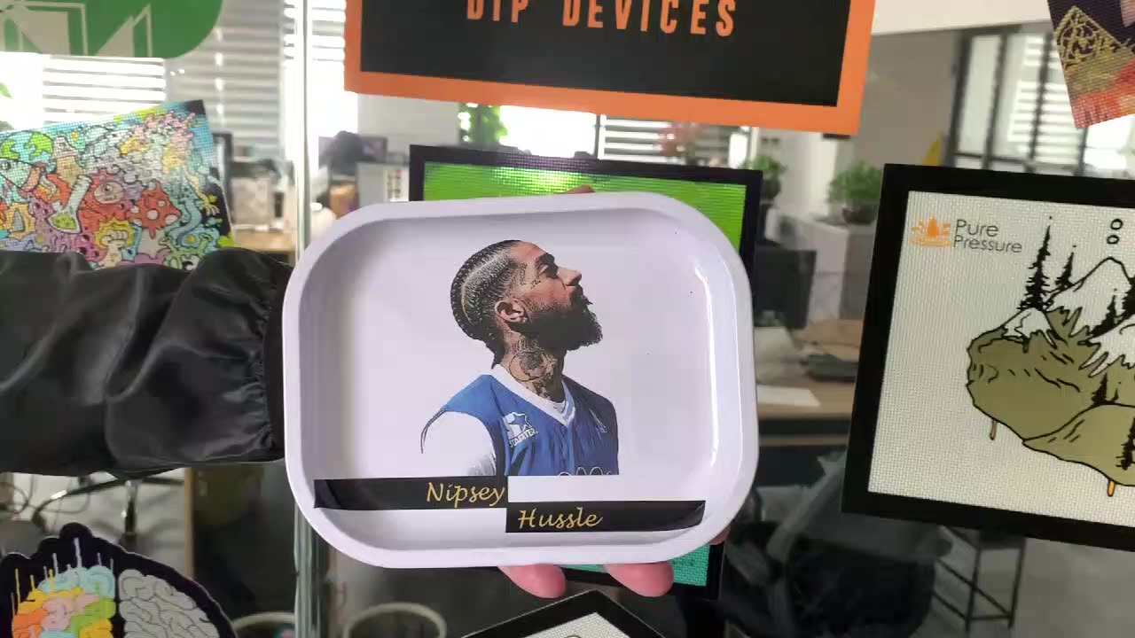 Archibald Custom Herb Rolling Tray Anime Travel Blanks Tin