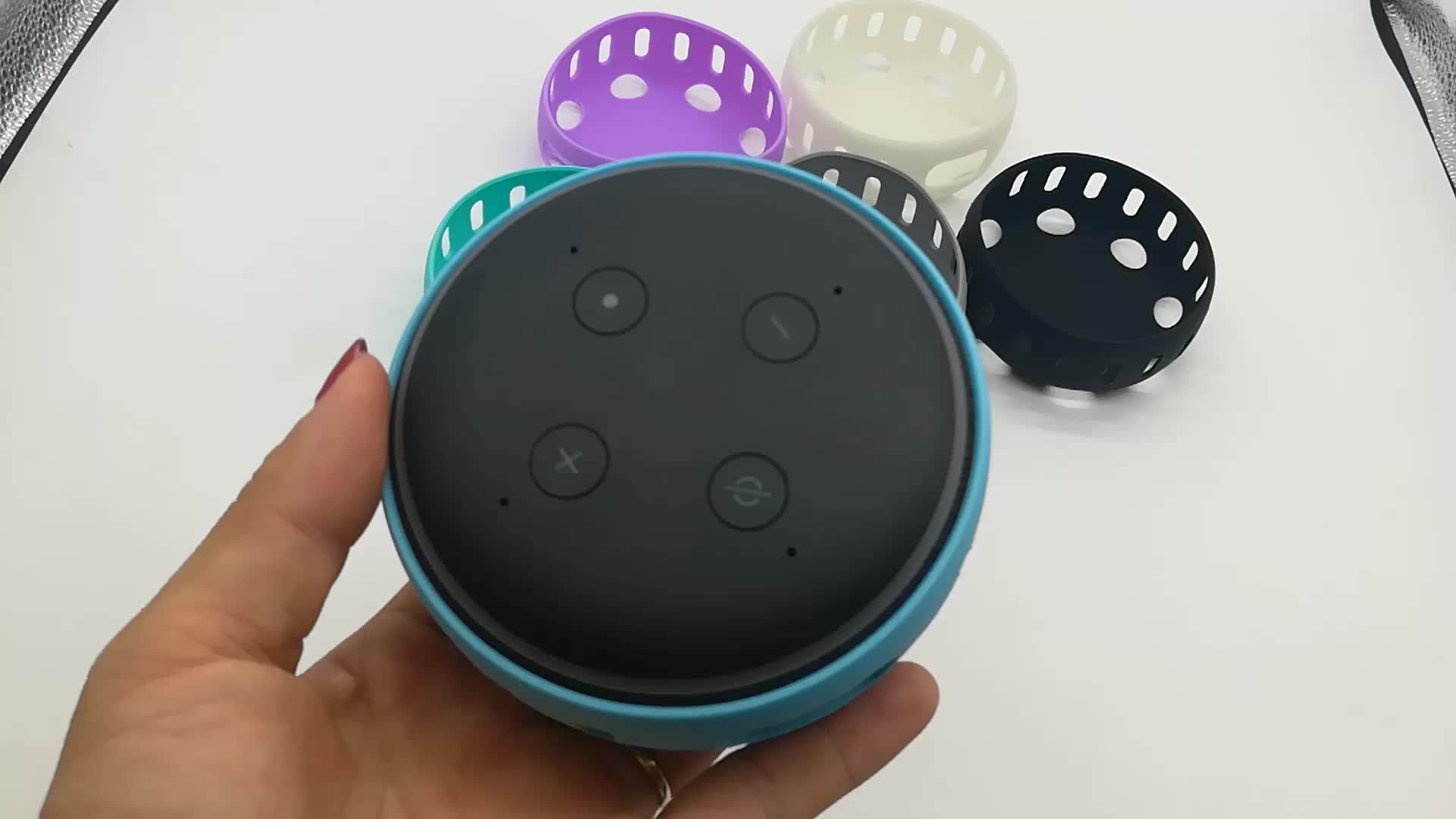 Soft Shockproof Silicone Case For Amazon Echo Dot 3rd Generation,Smart