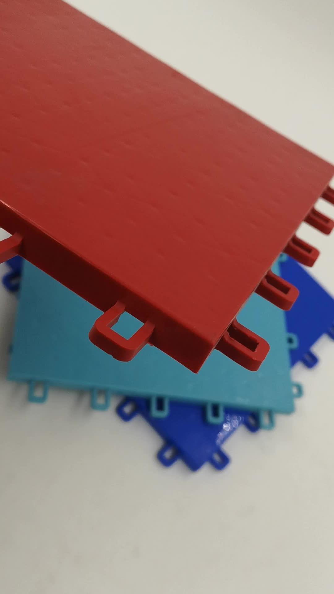 Indoor Field Hockey Plastic Interlocking Floor Removable Floor Tiles