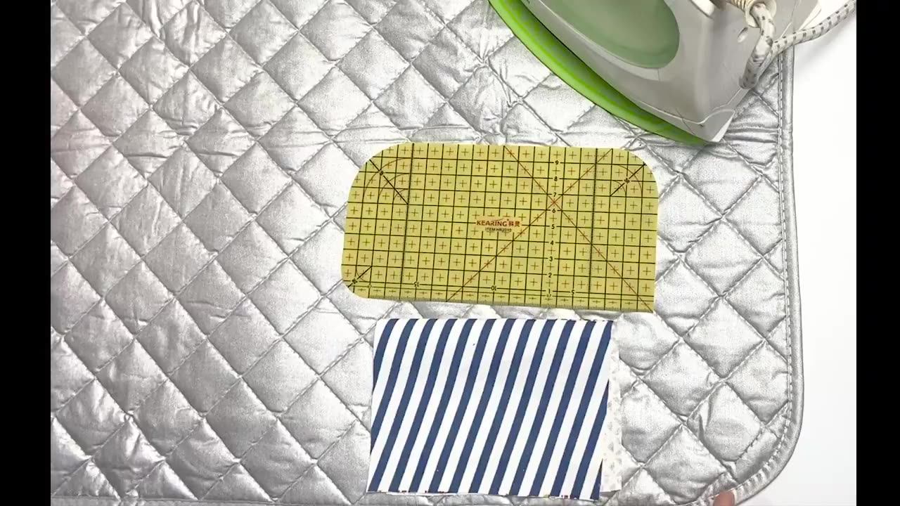 Kearing Patent Patchwork Quilting Hot Hemming Ironing Ruler For Easy