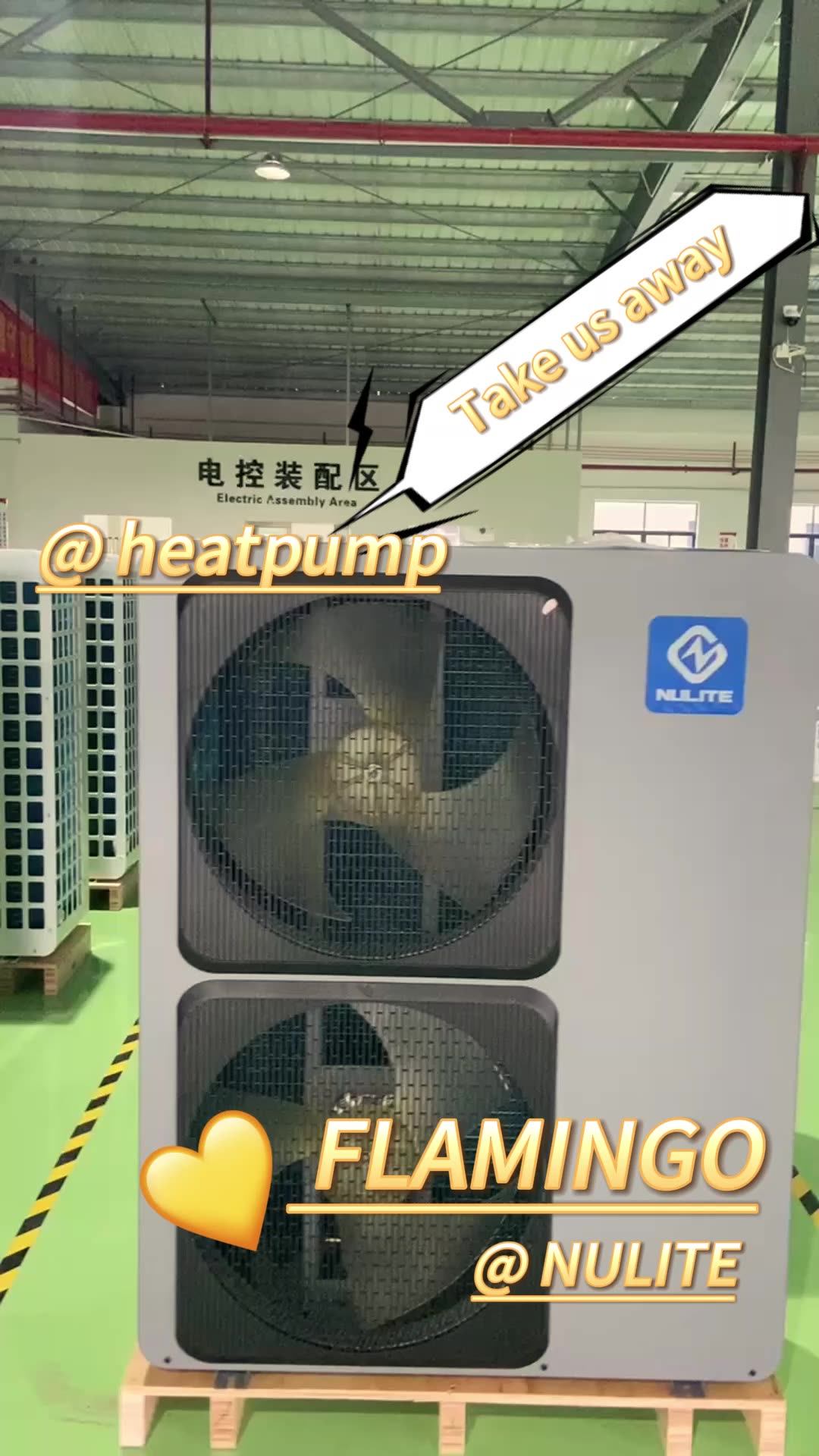 Nulite Flamingo Series Air Source Dc Inverter Heatpump R32 Inverter