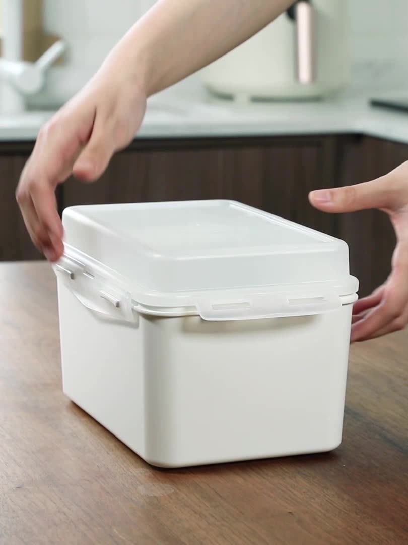 Shimoyama Airtight Plastic Food Safe Bread Toast Fresh Keeping Box Container Bread Loaf Plastic