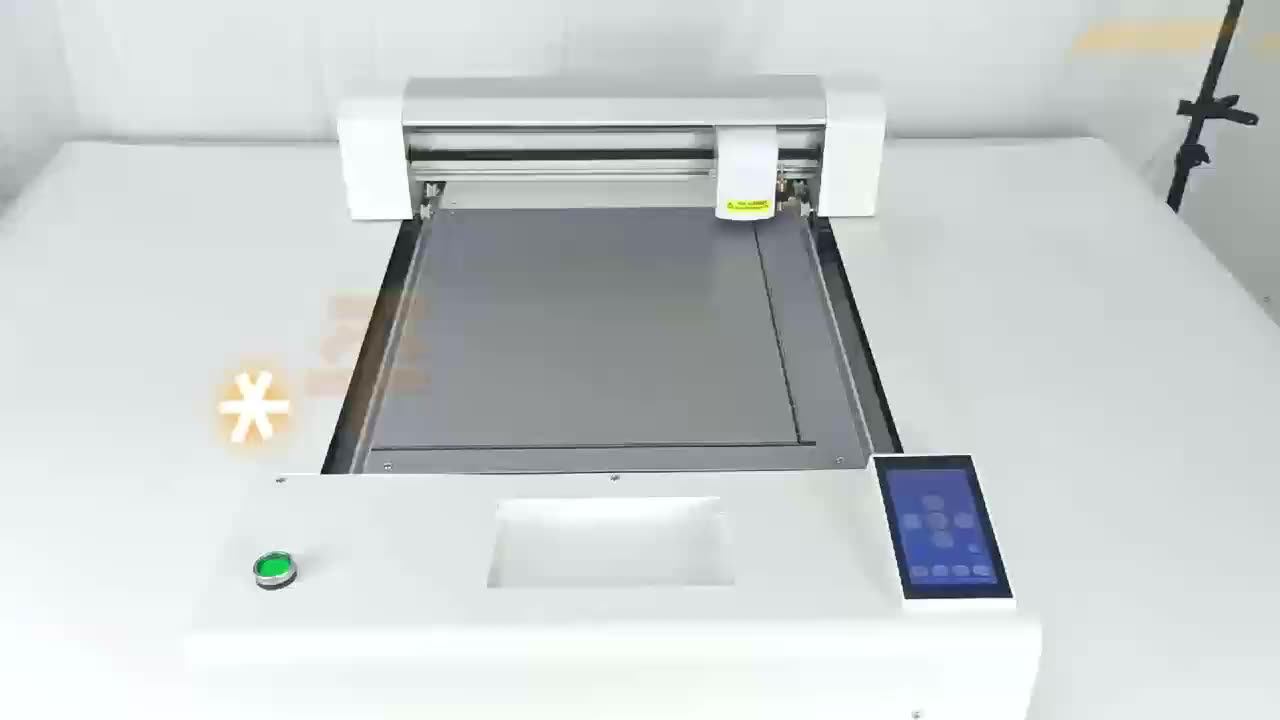 A3+ Flatbed Cutter Plotter Double Head Cutting Creasing Box Making