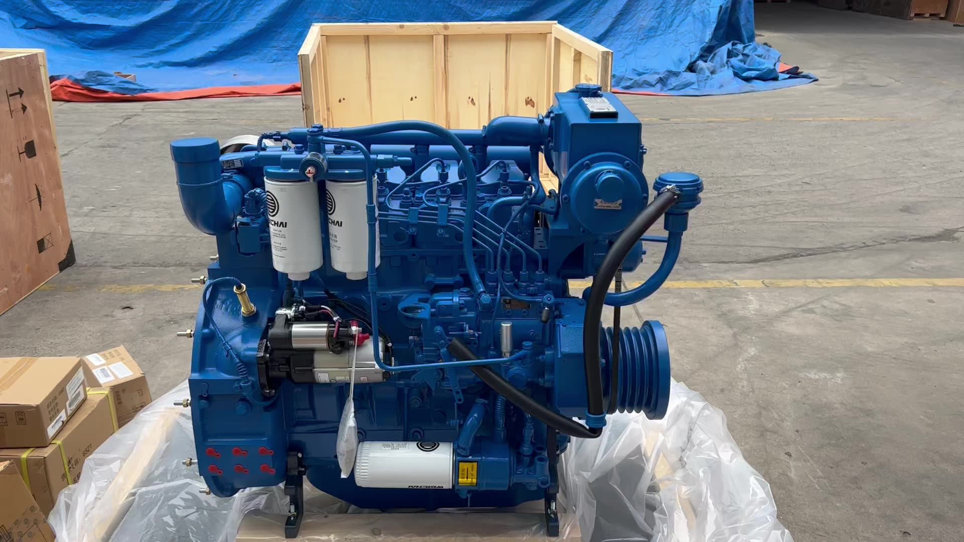 Original 120hp Boat Motor Water Cooled Weichai Wp4 Diesel Engine Wp4c12018 For Marine Buy
