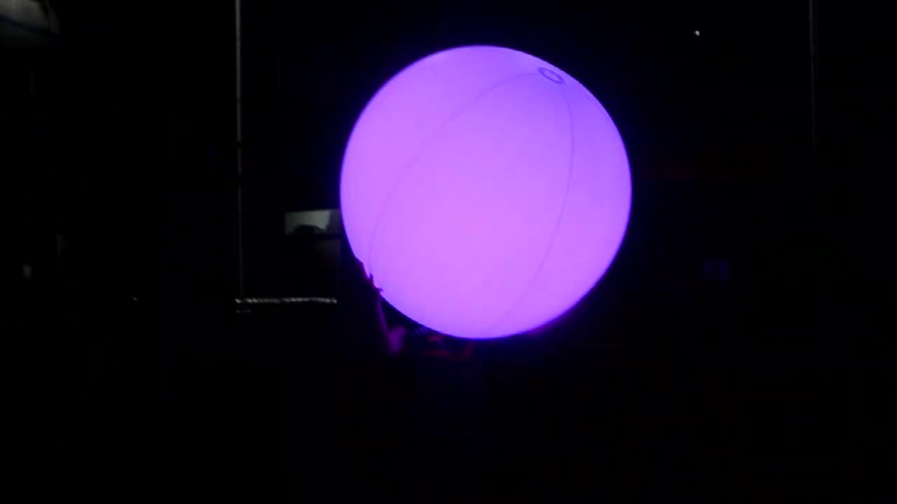 Remote Control Event Concert Beach Led Rgb Inflatable Pvc Ball Buy