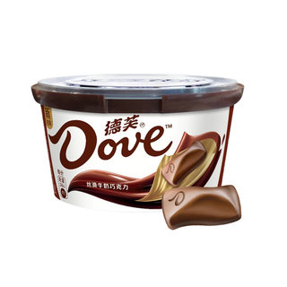 Dove silky milk flavor snack chocolate