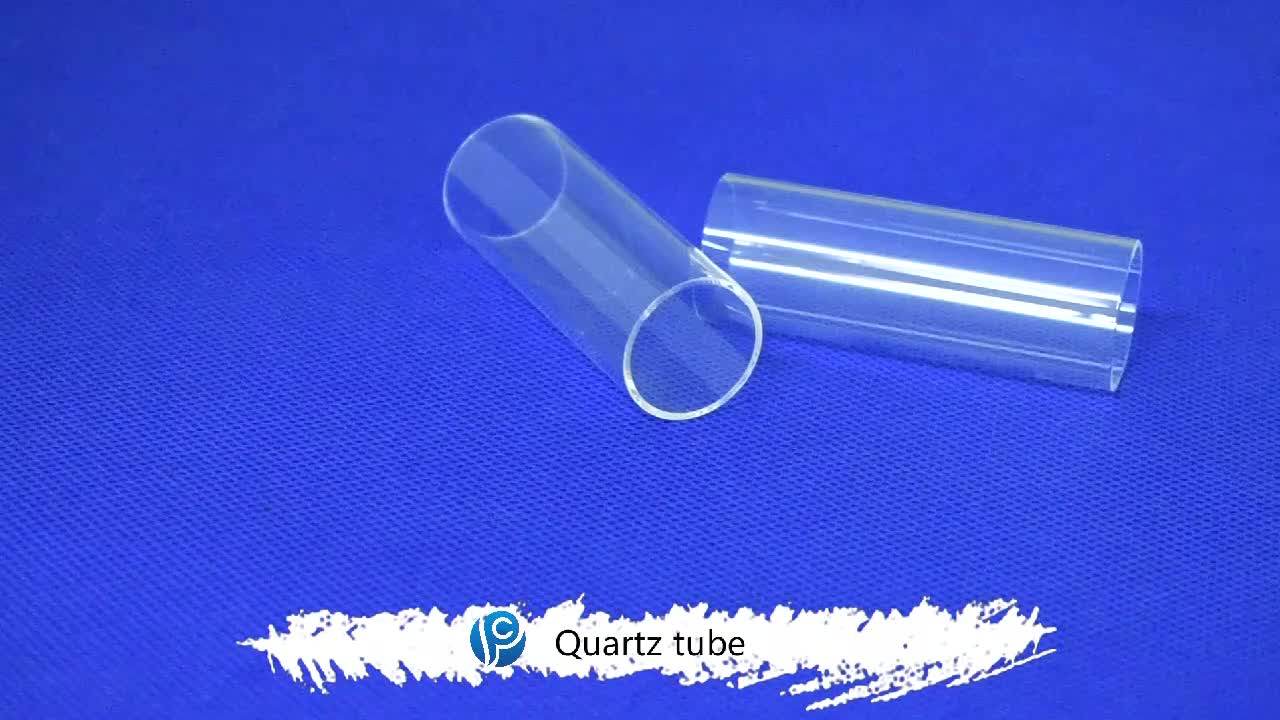 Large Diameter Glass Cylinder Open Both Ends Thick Walled Glass Tube