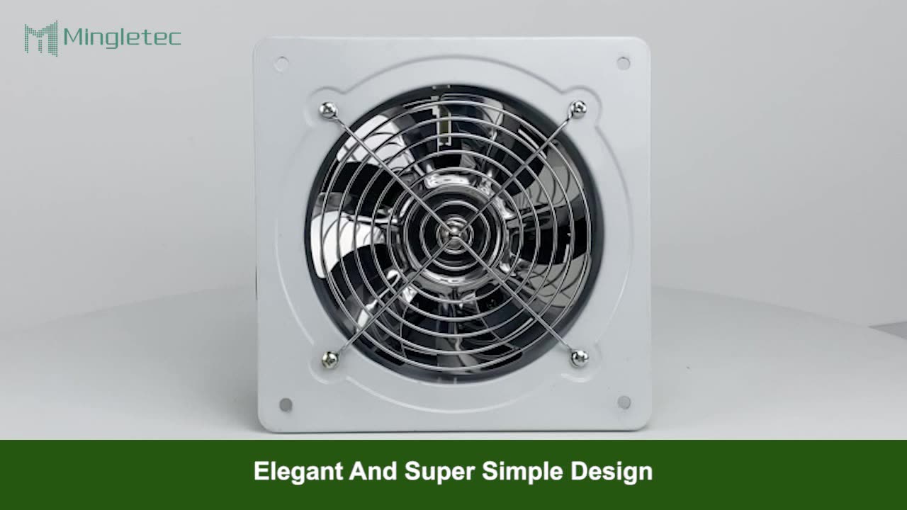 Mingle 220v Low Noise Air Exhaust Vent For Home Bathroom Kitchen Wall