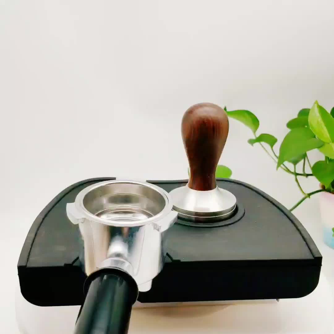 Espresso Barista Coffee Tamper Mat Largeblack/brown Espresso Silicone Mat,Espresso Tamper Mat