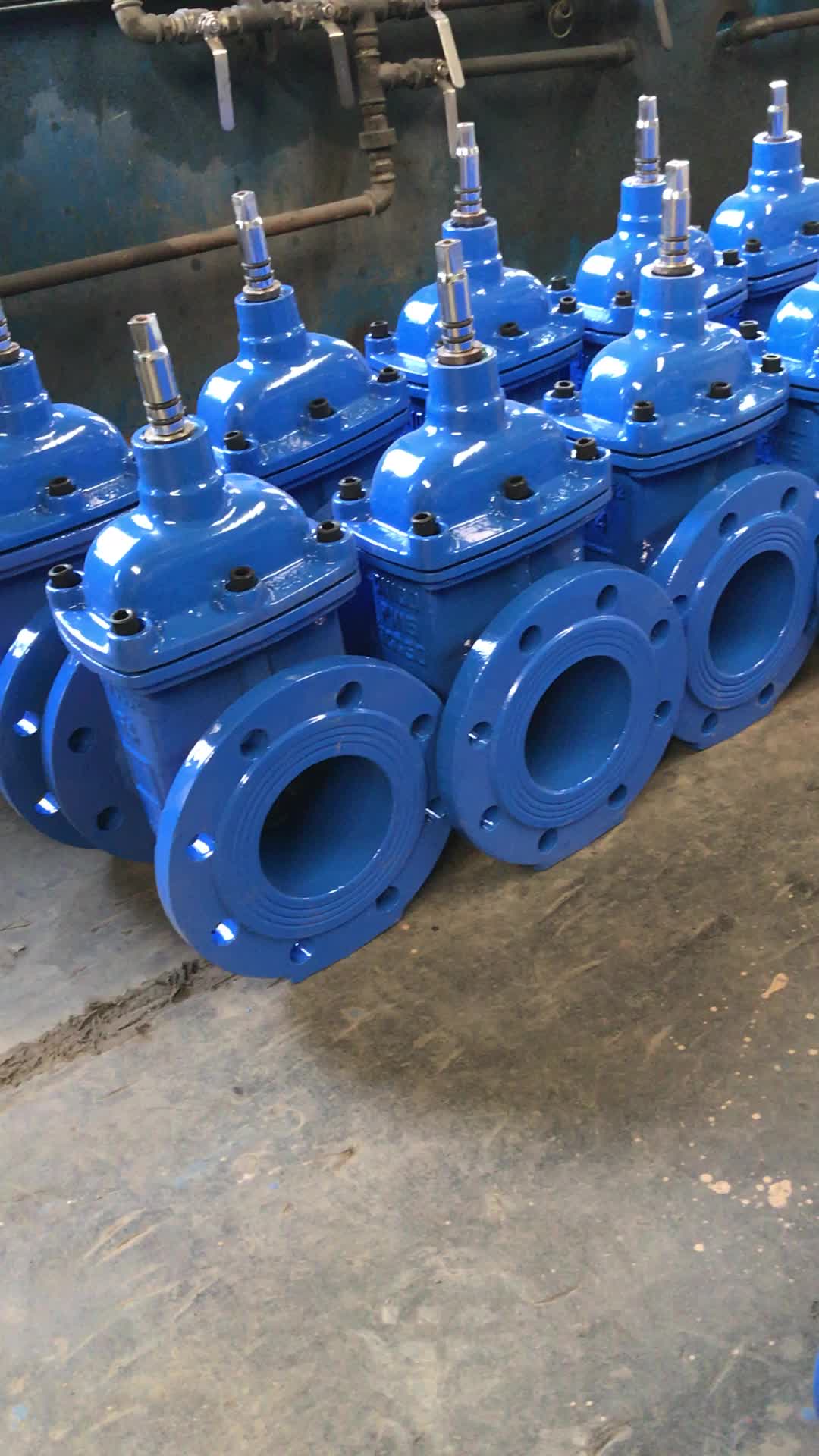 China Supplier Din3352 Ductile Iron Motor Operated Gear Type Non Rising