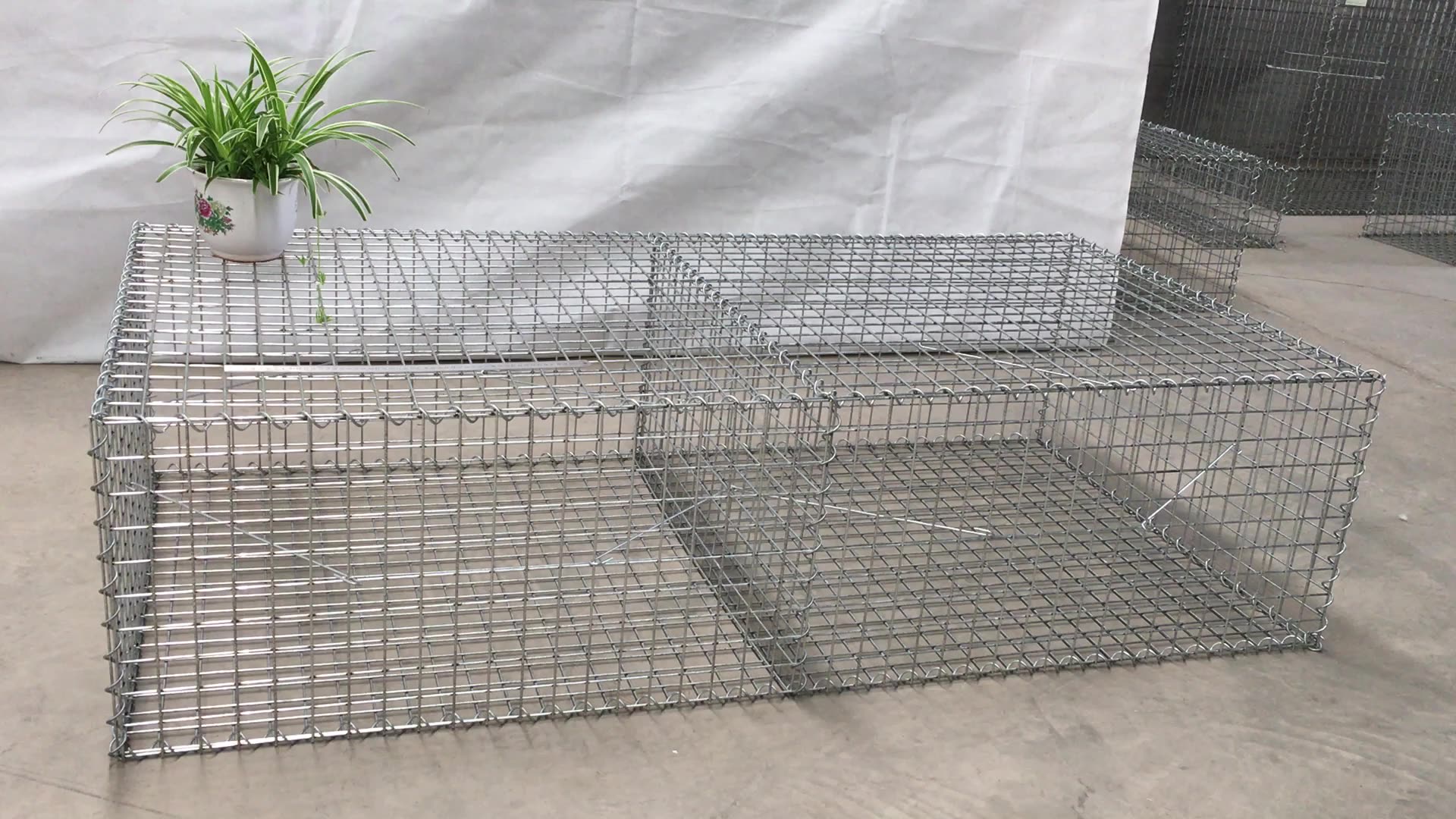 Easy Installation Welded Gabion Box Retaining Wall Metal Gabions Prices