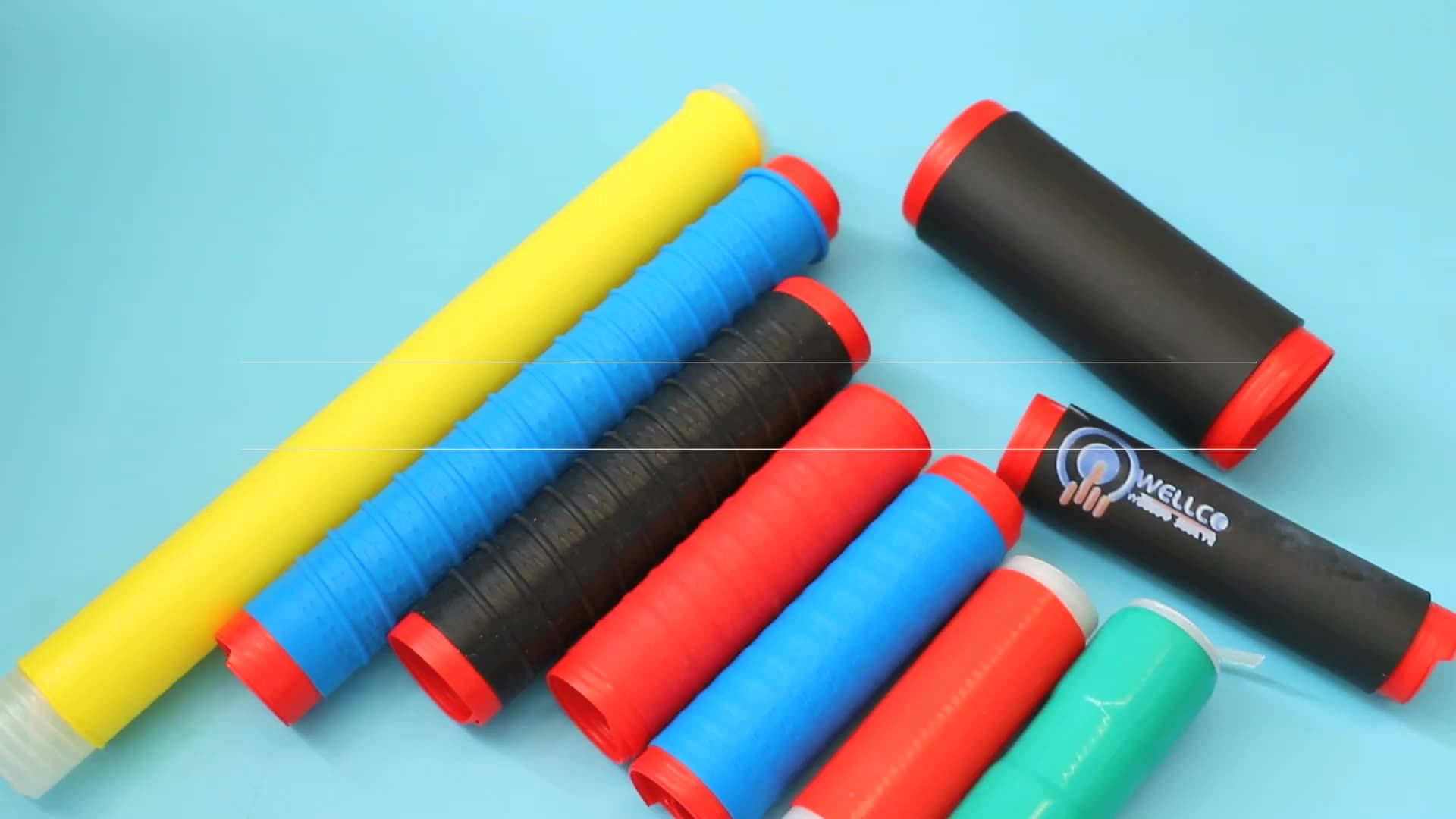 Customised Soft Silicone Handle Grip Anti-slip Rubber Cold Shrink Tube ...