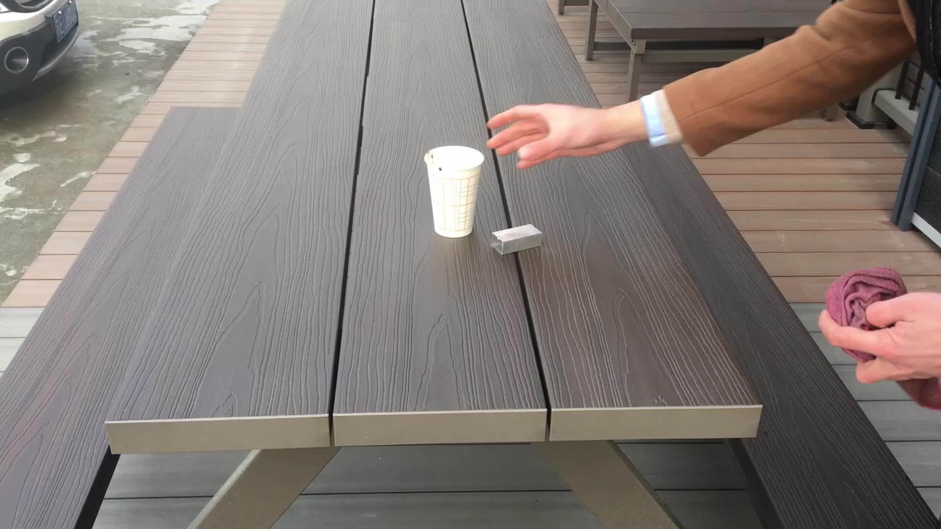 150180 Cm Length Outdoor Furniture Wood Plastic Composite Outdoor