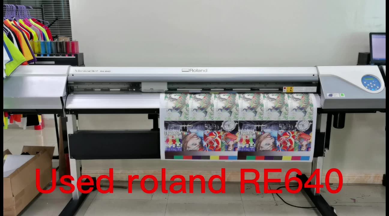 Hot Sale Large Format Digital Inkjet Printer Used Roland Re640 Eco