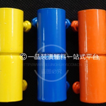 Hua-following plastic-coated steel pipe yellow galvanized pipe direct orange red black blue threading iron pipe coated plastic joint 16