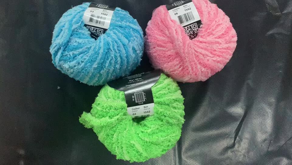 SMB 100%polyester Feather Yarn for Sweater Hand Knitting