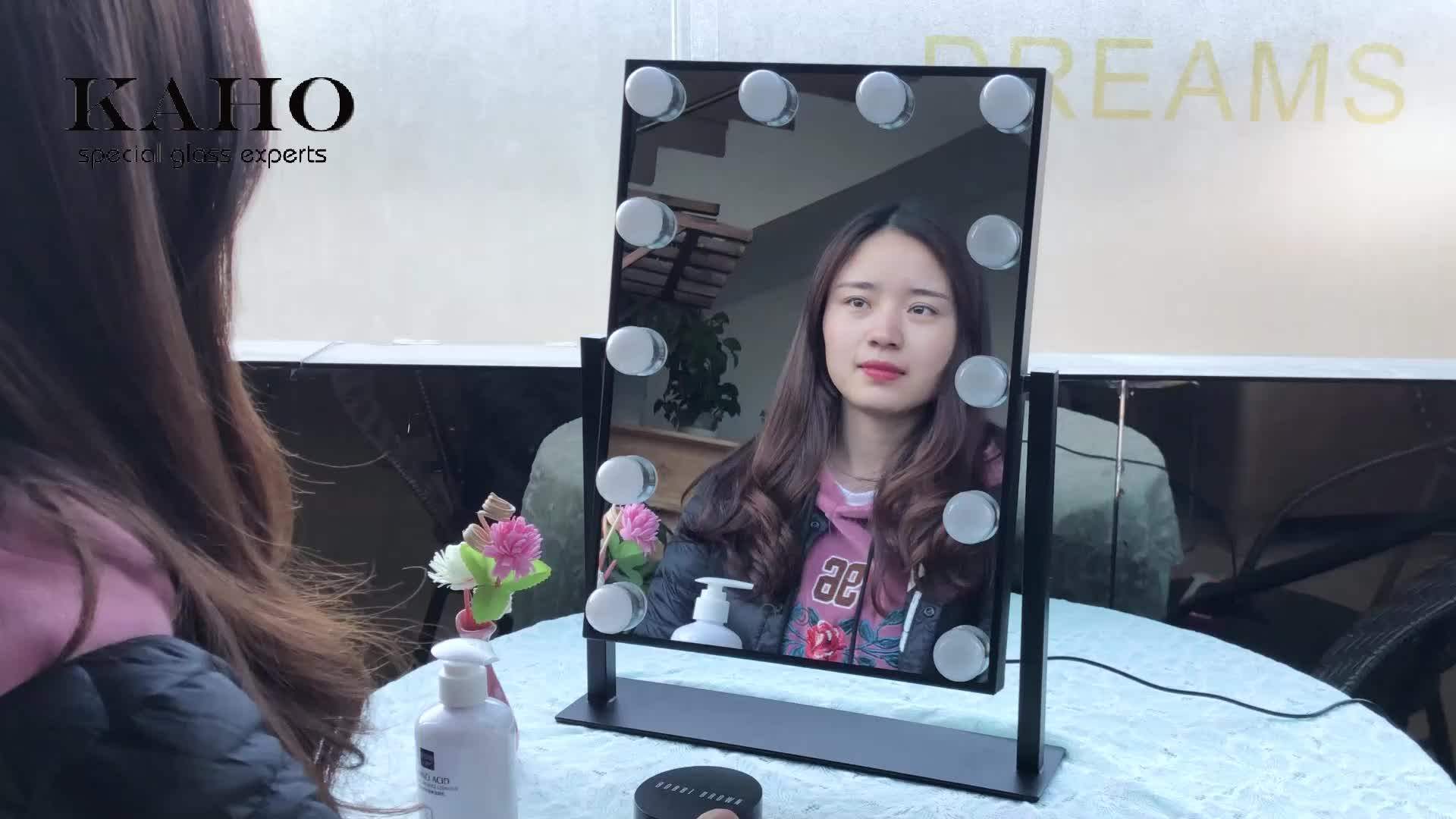 Bathroom Bulb Hollywood Style Led Lighted Makeup Mirror With Lights