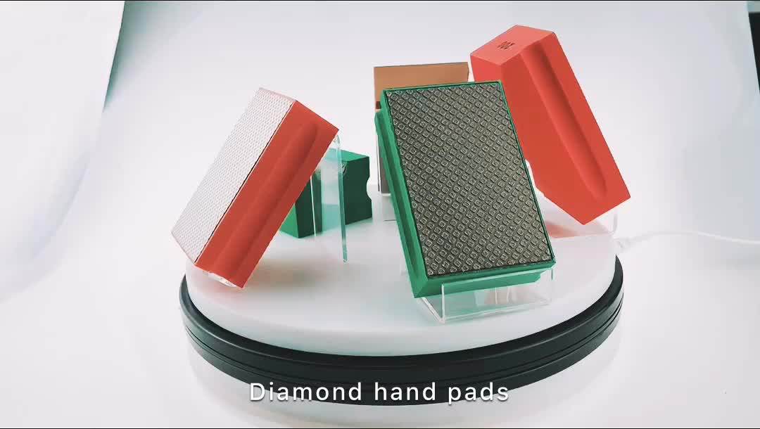 Flexible Diamond Hand Sanding Pad For Granite Marble Glass Concrete