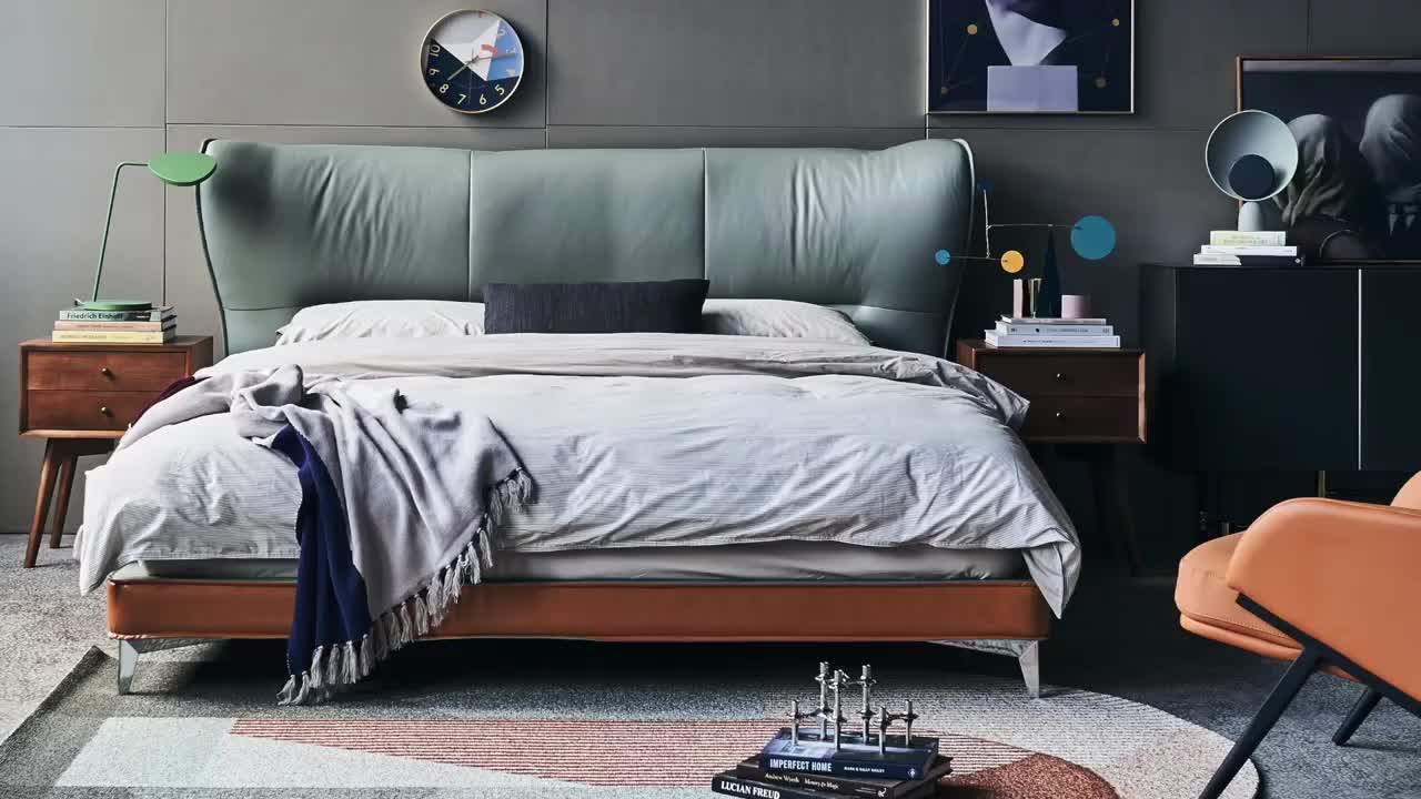 Queen Metal Bed Frame Modern Red Leather Beds Buy Queen Metal Bed