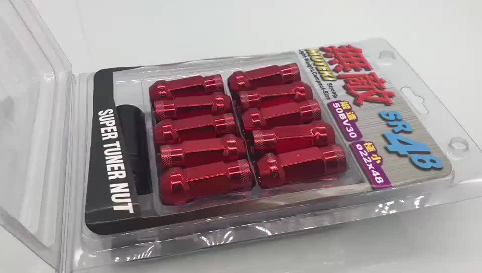 Racing Wheel Nuts Sr48 12x1.25/1.5mm Spike Titanium Screw Anti Theft