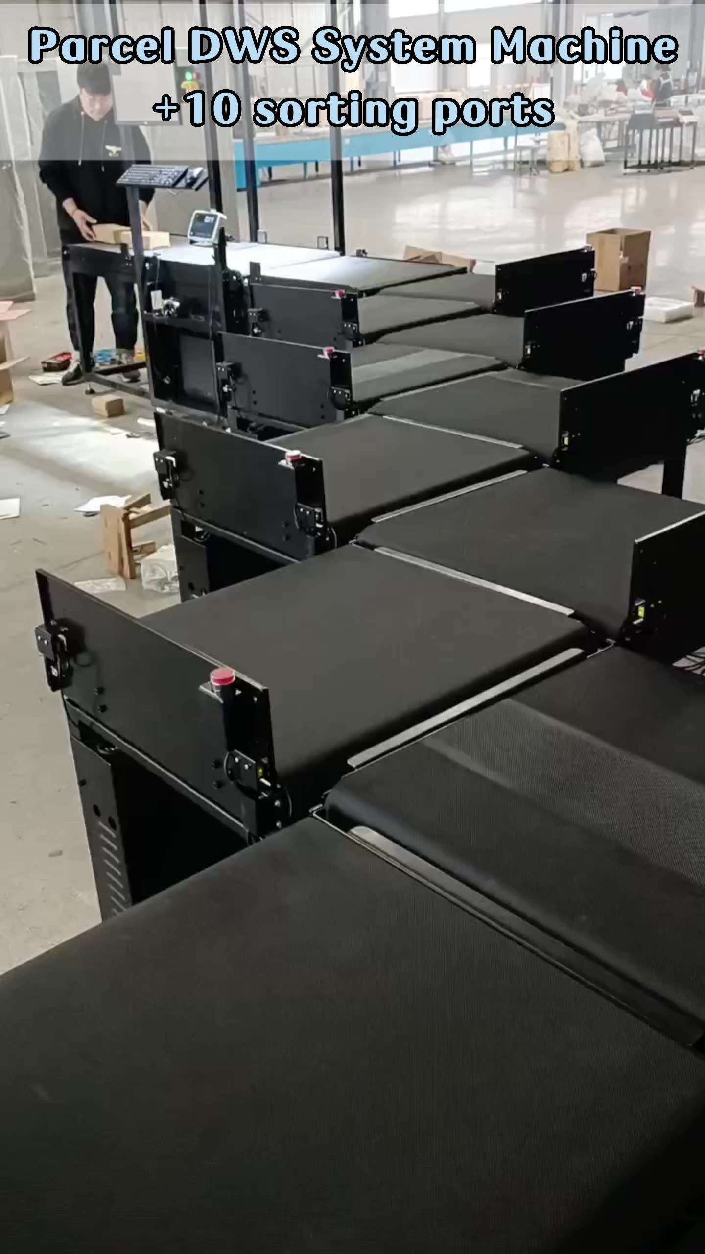 Monolithiot Logistic Express Dimension Weight Scan Dws System Belt