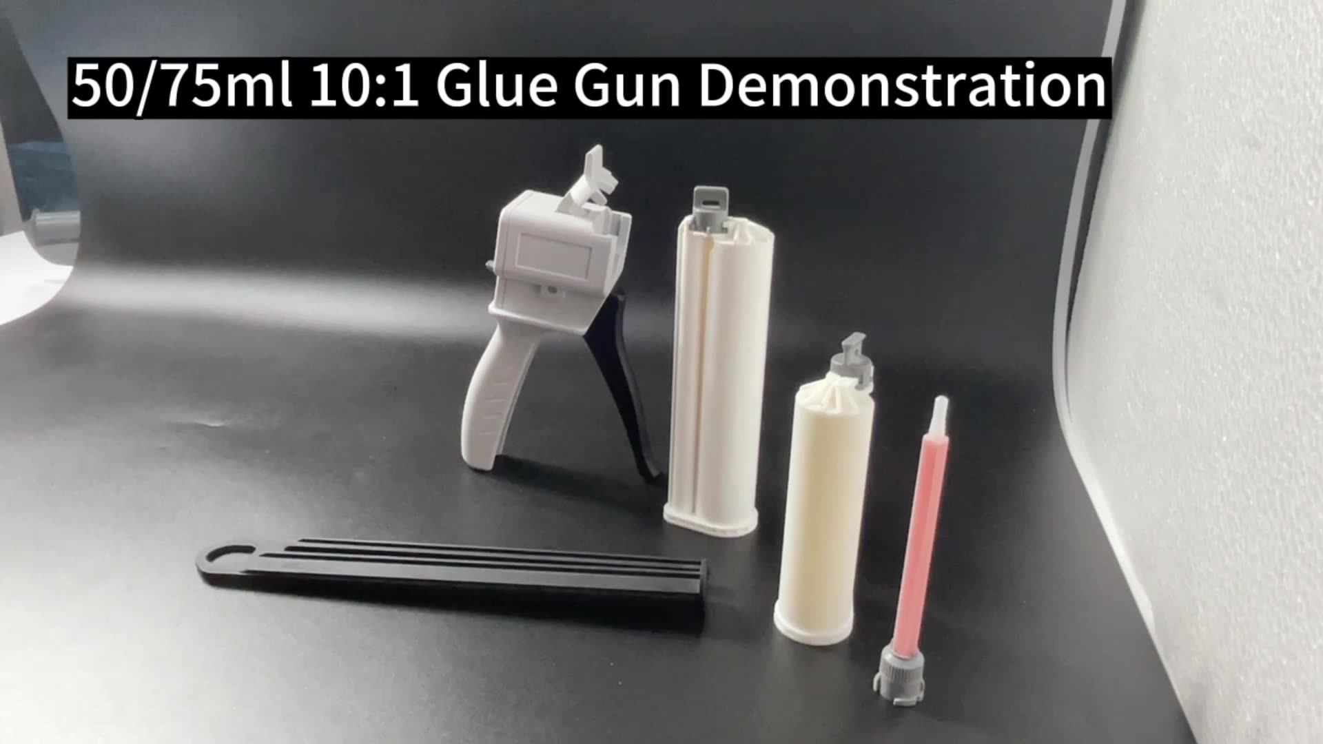 Dual Component Cartridge Machine Epoxy Syringes Cartridge Stainless