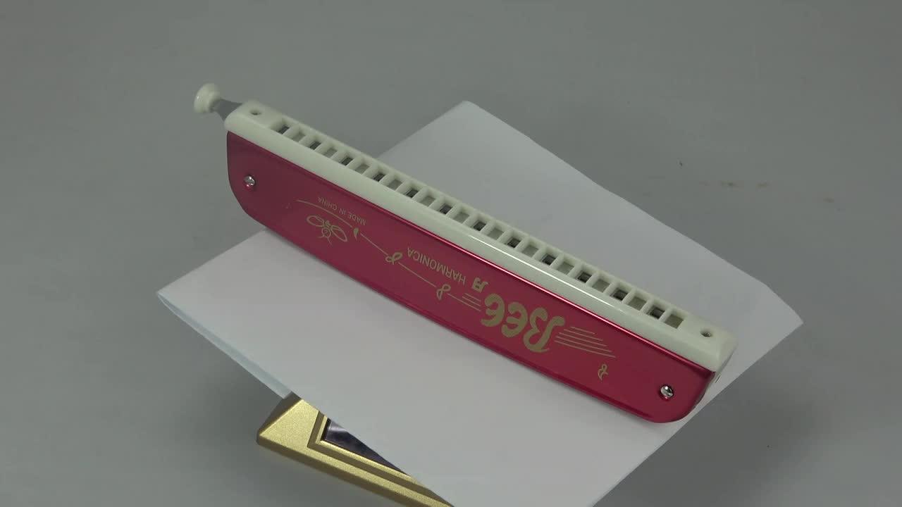 Df1015 Bee Brand Harmonica 24holes Brass Reed Plate Chromatic Harmonica