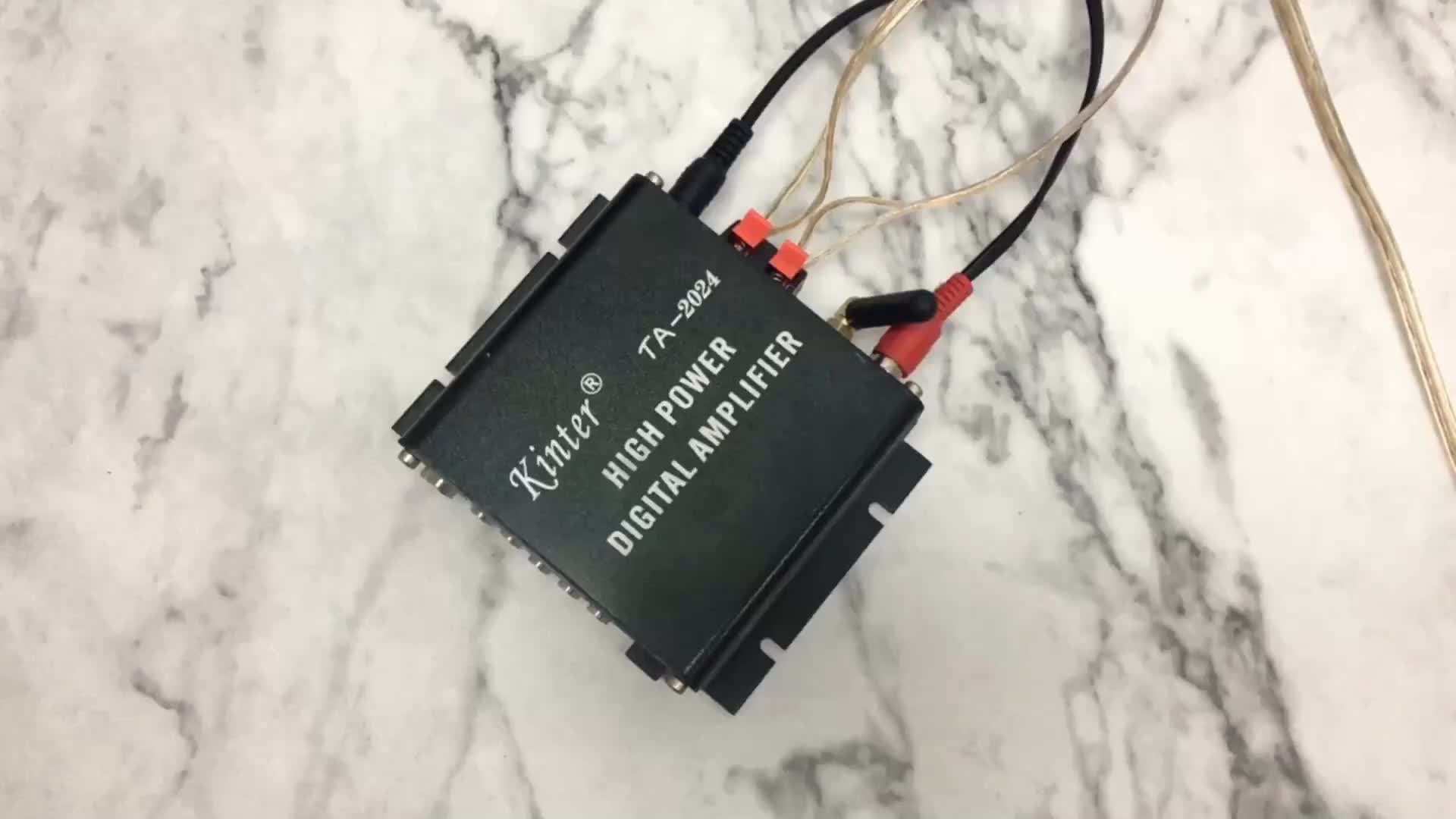 Kinter Ta2024 Class T Digital Luxury Car Power Amplifier Expensive