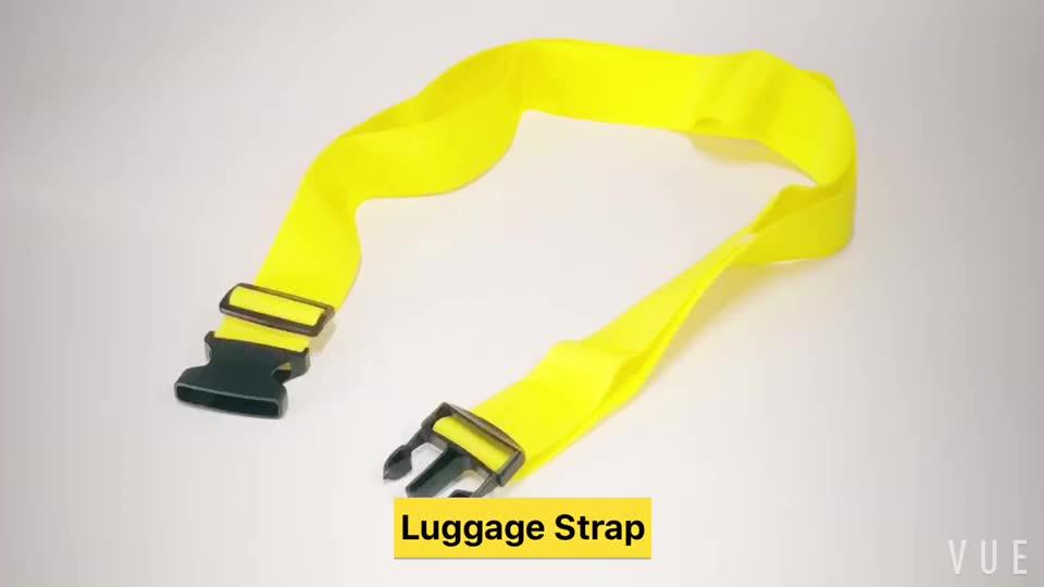 Popular Nylon Woven Belt Travel Bagage Luggage Strap With Plastic