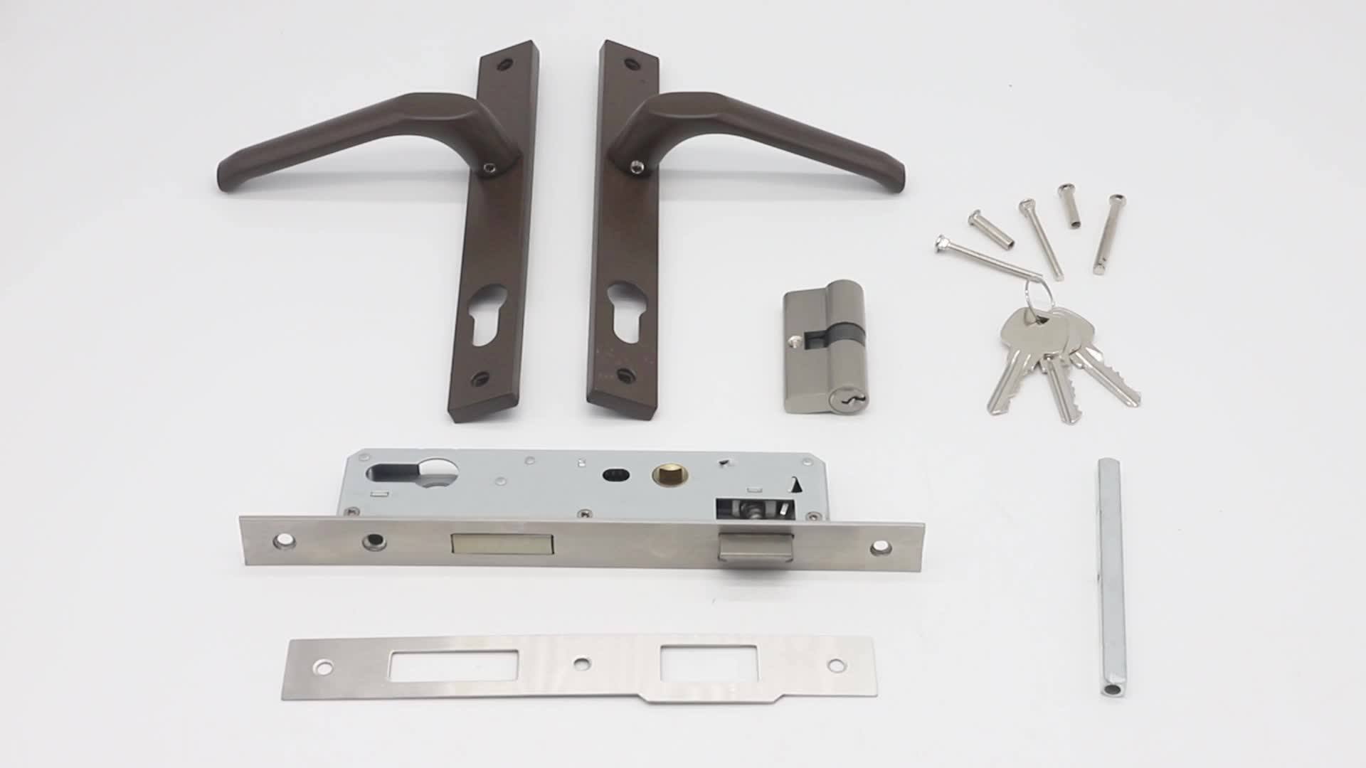 Wholesales Spring Loaded Handle Sliding Door Aluminium Accessories Door