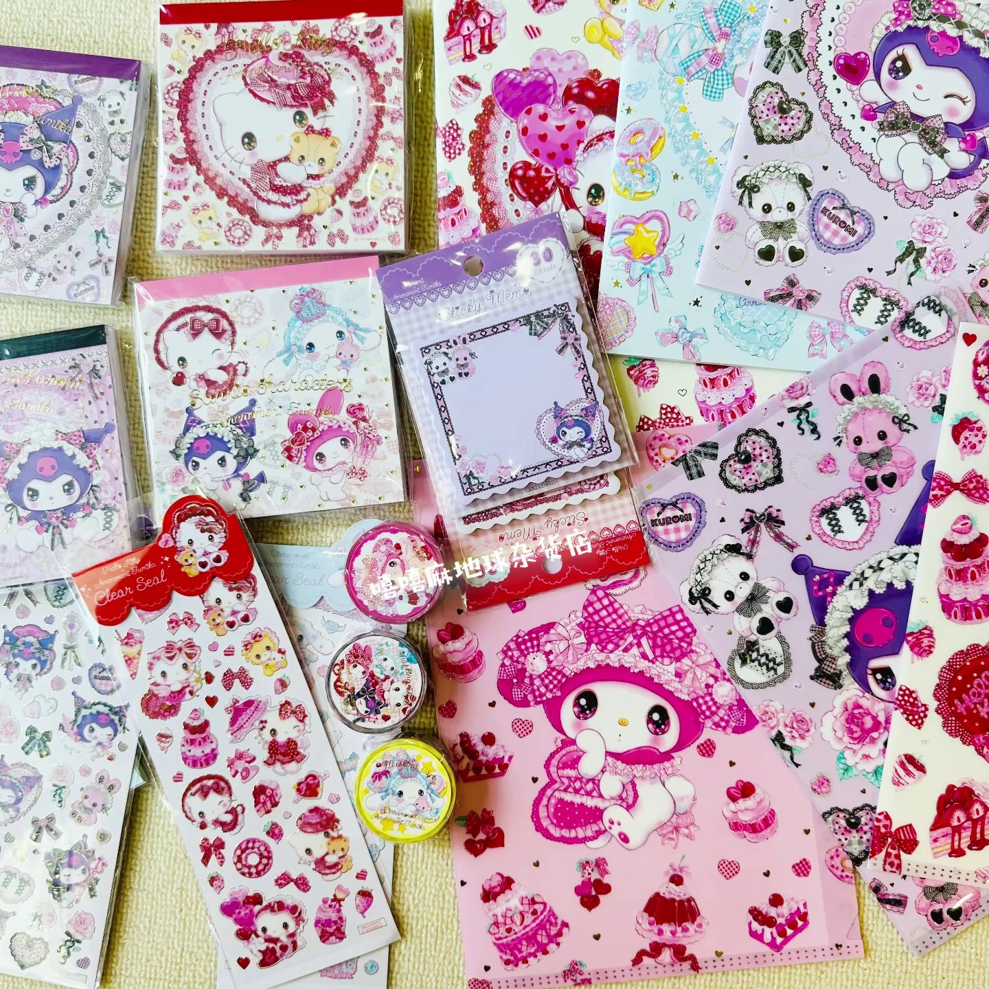 限定超美文具！日本购回三丽鸥hellokitty库洛米便签本胶带信封_动漫挂件_淘宝游戏网, image size:1440x1440