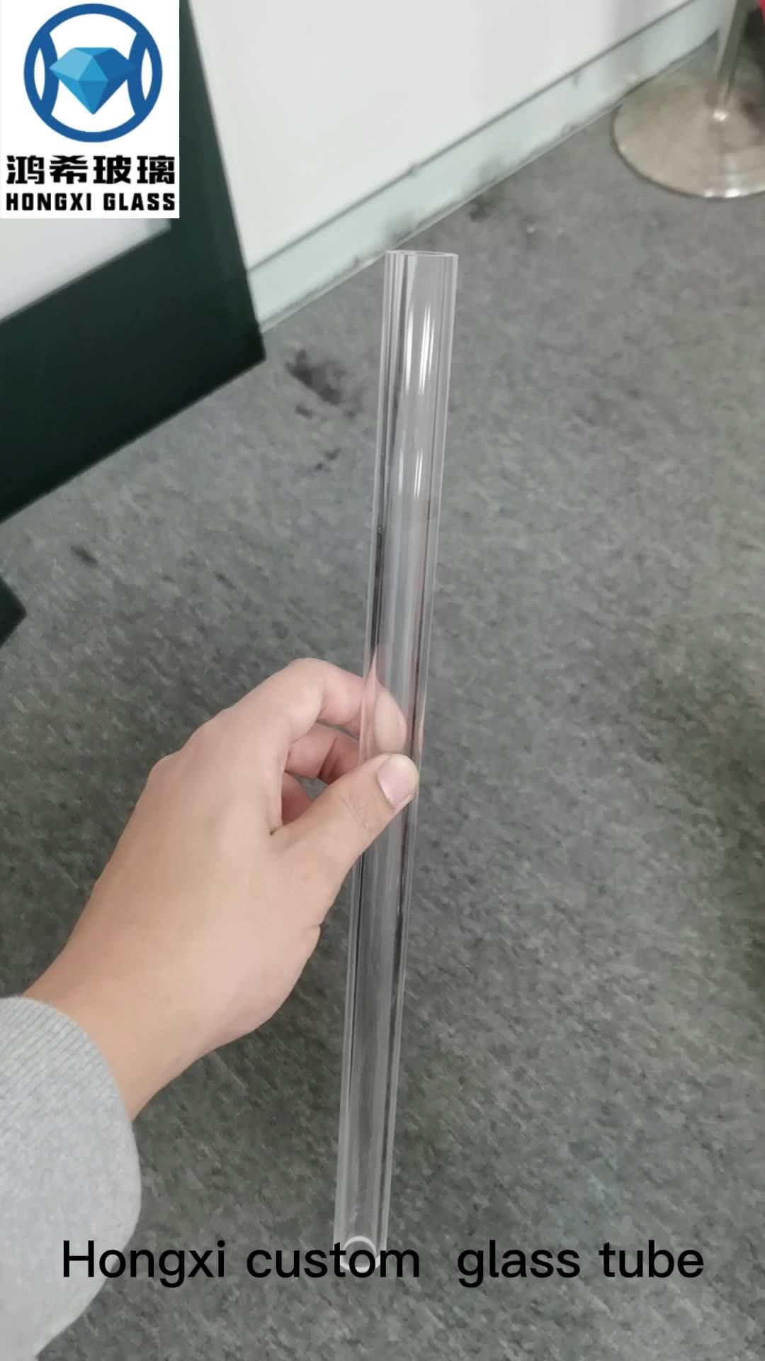 Factory Customized Heatresistant Glass Tube High Borosilicate Glass Tubing Multiple Sizes