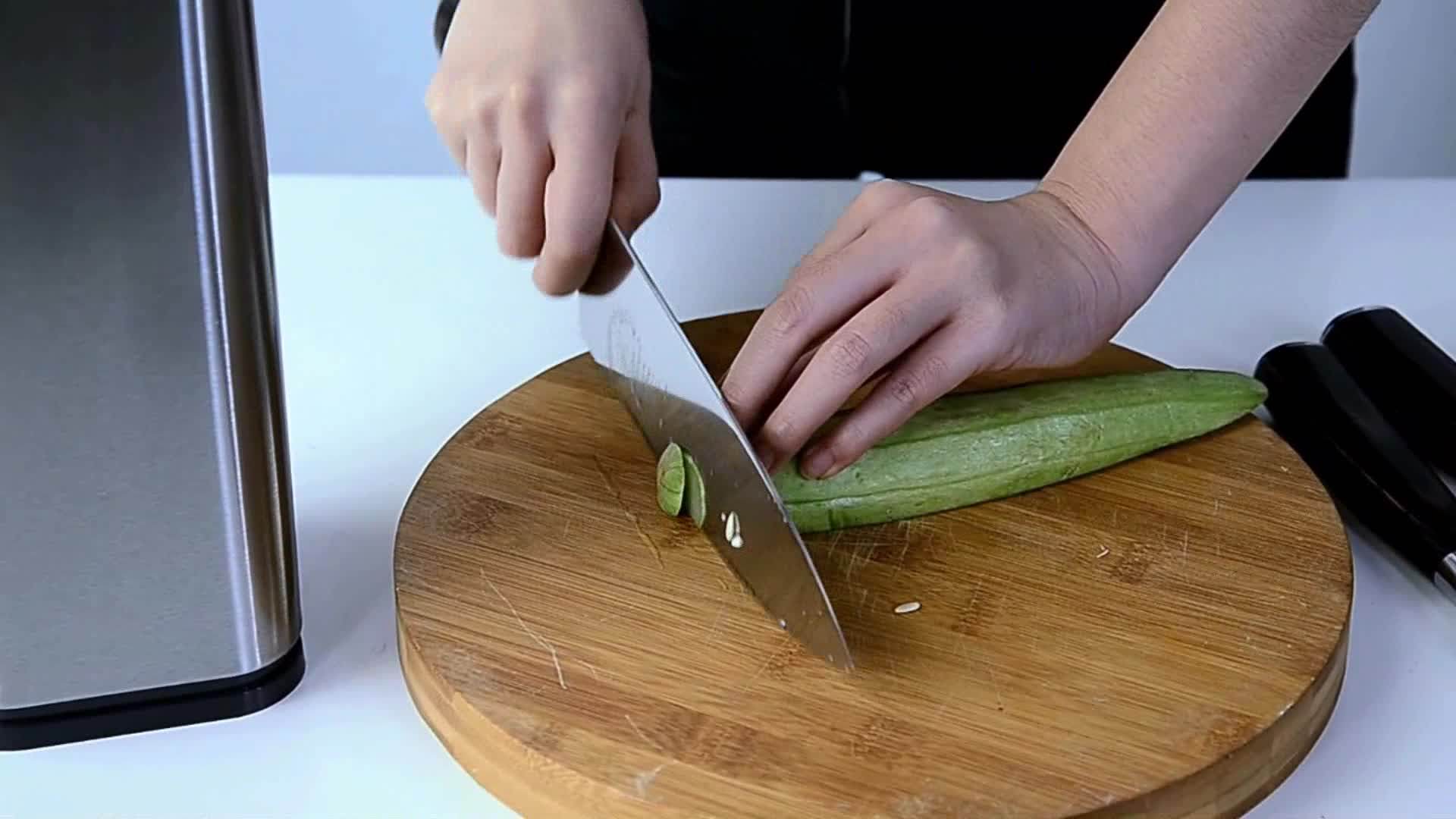 Xingye Professional Pakka Wood Handle 8 Inch 7cr17mov Stainless Steel