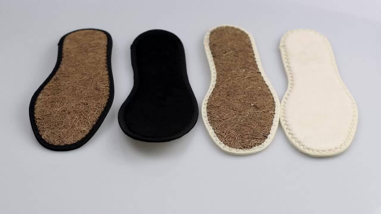 Moisture Absorbing Terry Cloth Bamboo Fiber Active Charcoal Shoe