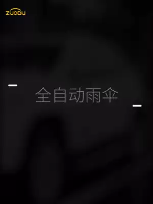 Left Umbrella Men's Oversized Fully Automatic Shrinkable Folding Double Wind and Heavy Rainfall