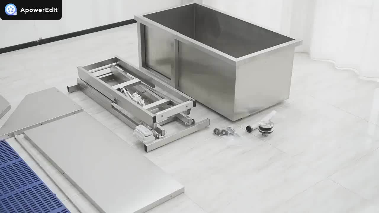 Picture of High Adjustment Stainless Steel Electric Dog Grooming Bath Tub Dog ...