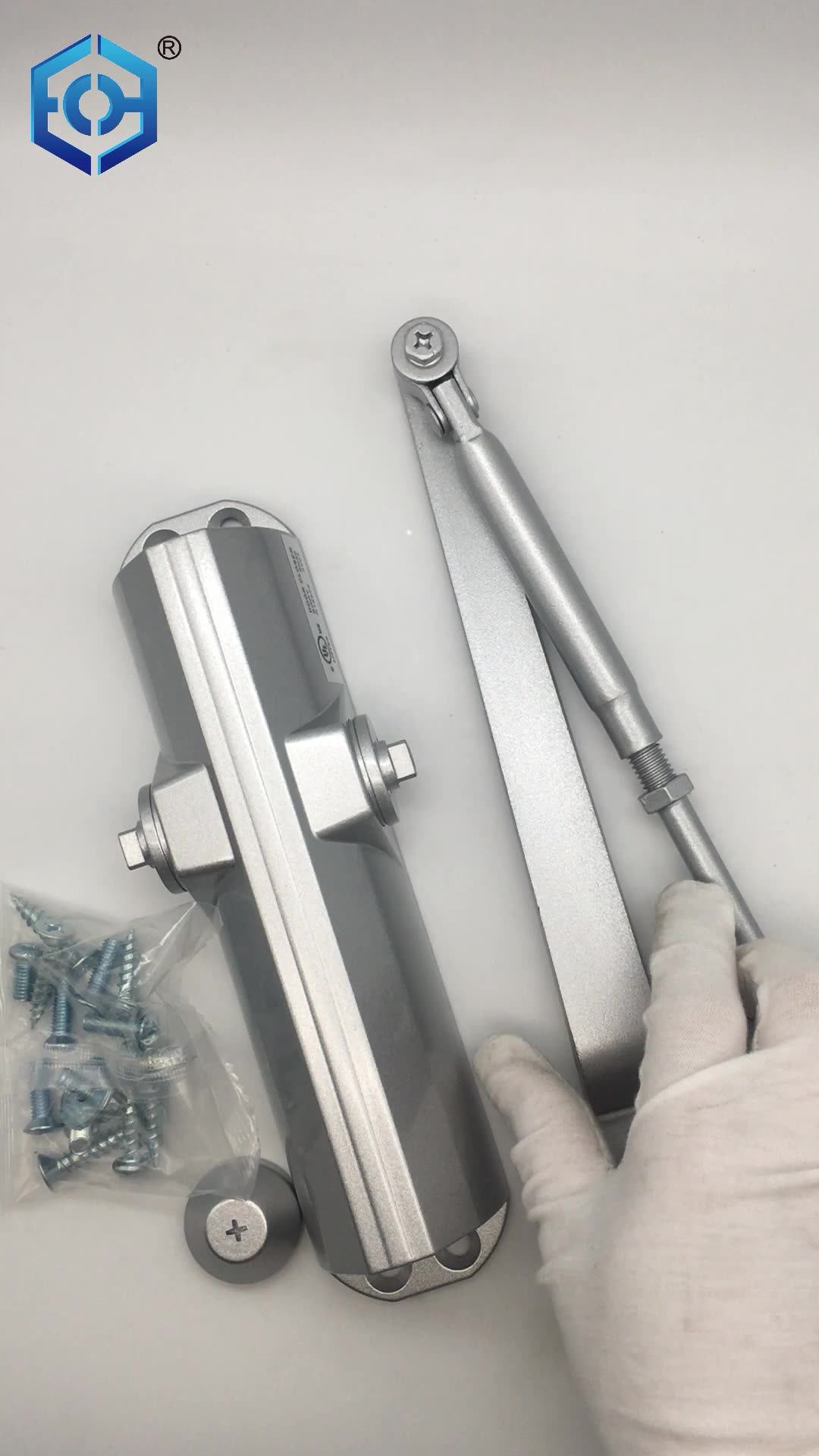 Heavy Duty Ul Listed Commercial Automatic Door Closer With Adjustable