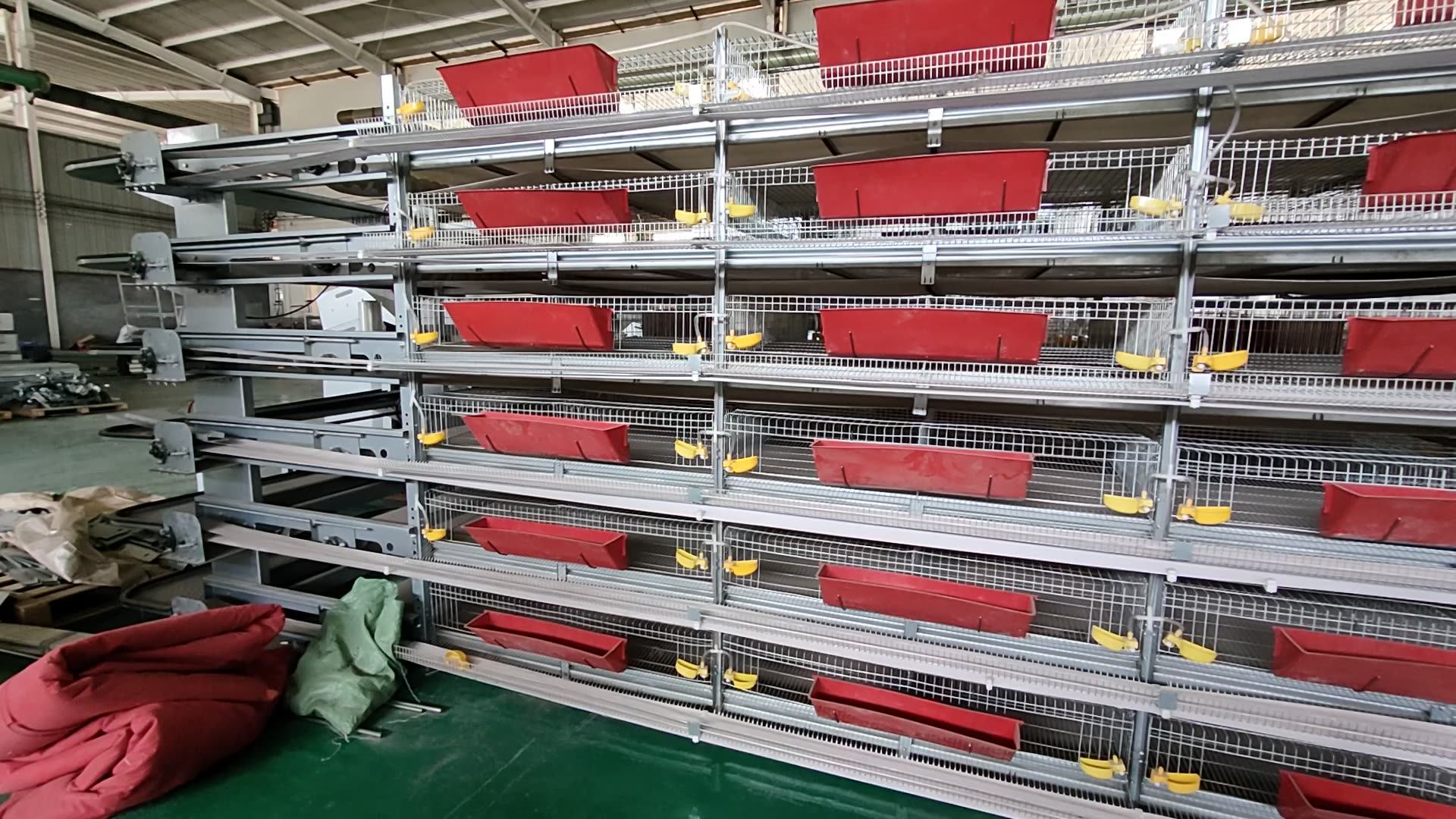Automatic Design Layer Quail Cages / Commercial Quail Layer Cage For