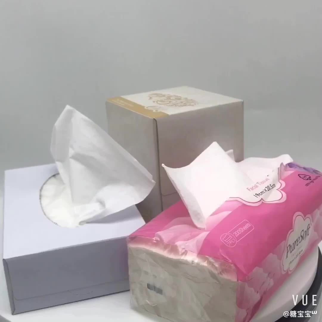 Cheap And Fine 2 Ply Box Facial Tissue Paper Factory Direct Sale Buy
