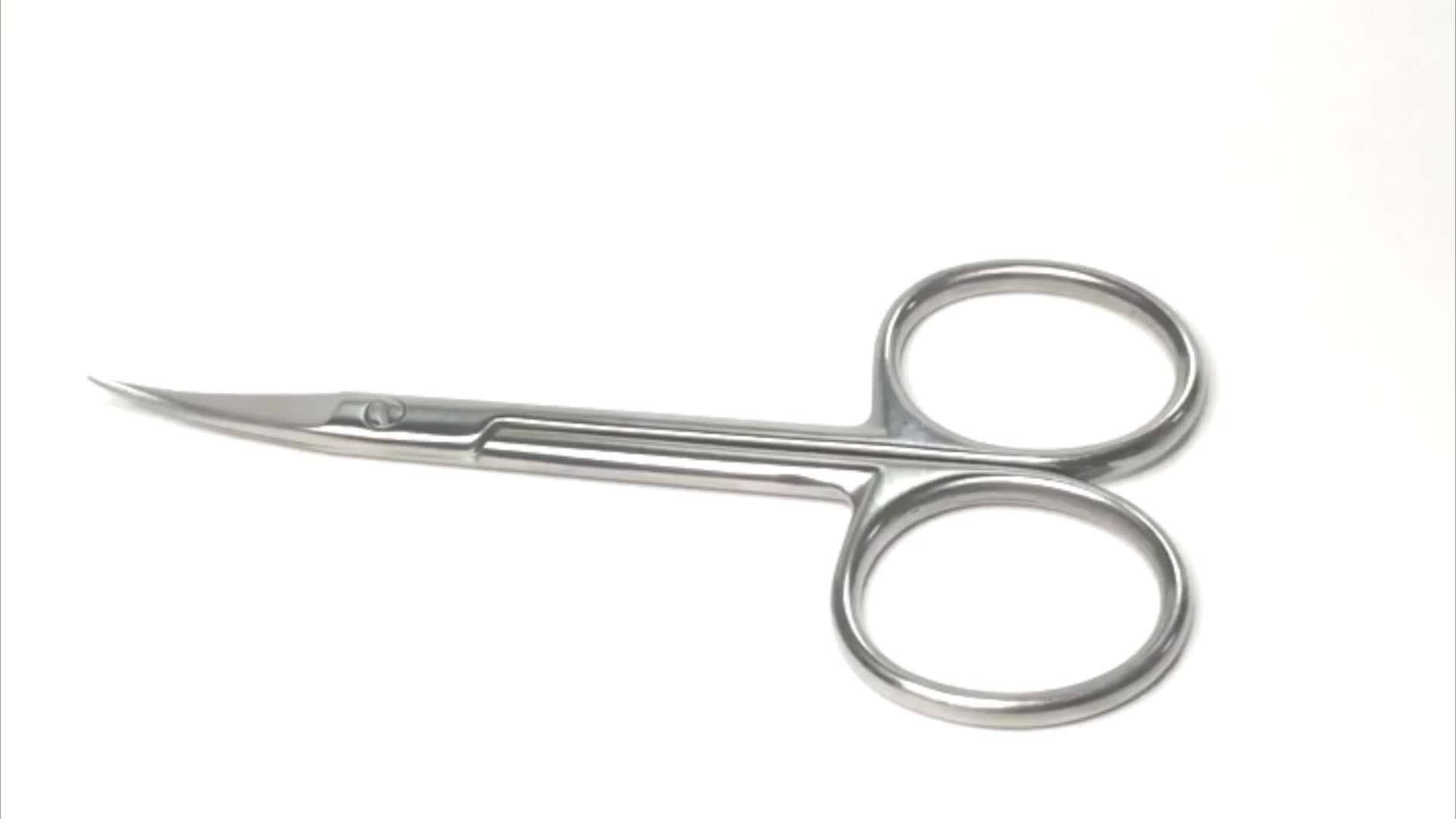 8.5cm Curved Surgical Scissors Medical Scissors For Ophthalmic Surgical
