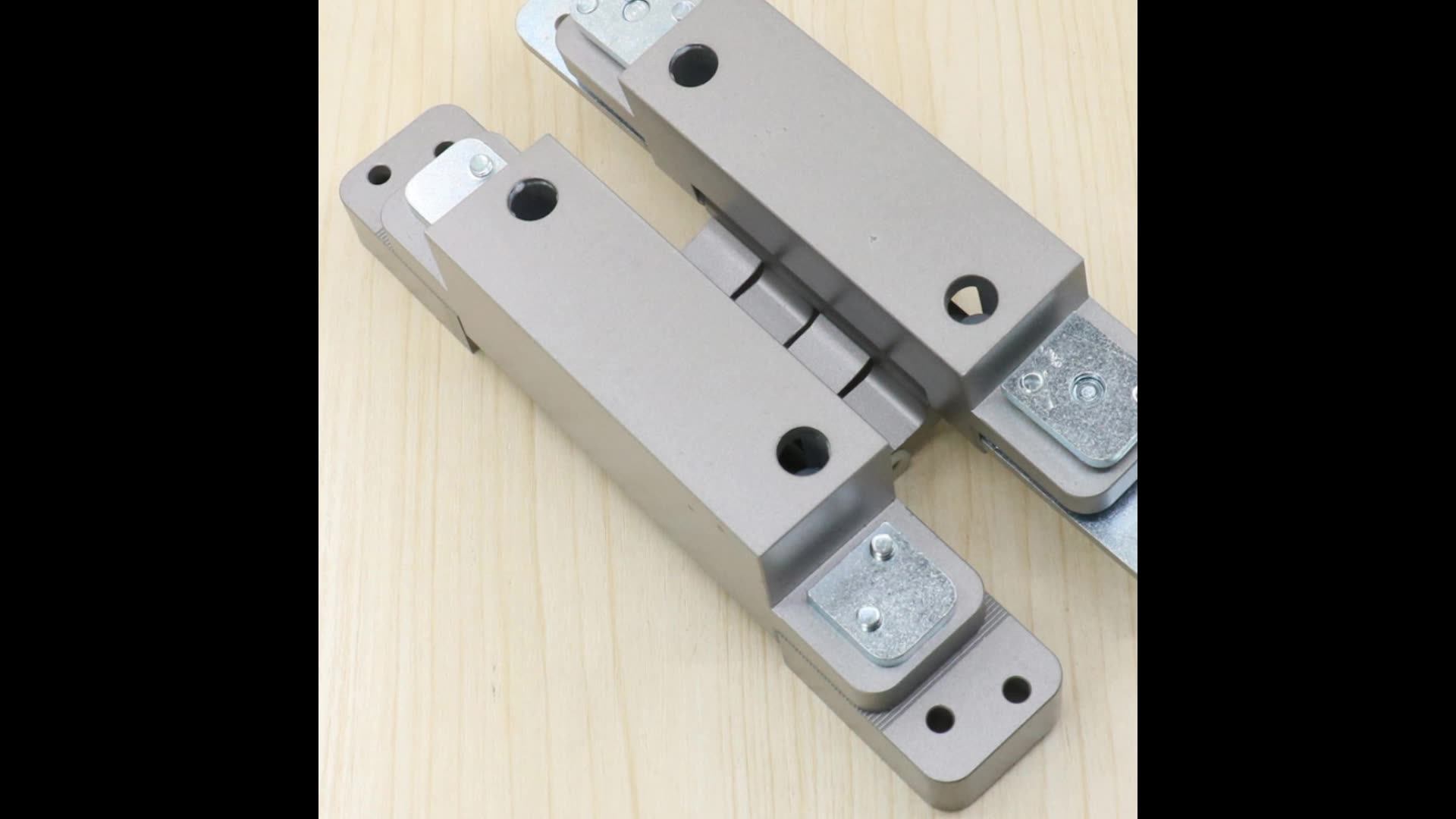 Aluminium Profile Concealed Door Hinge Rebated Door Invisible Hinges