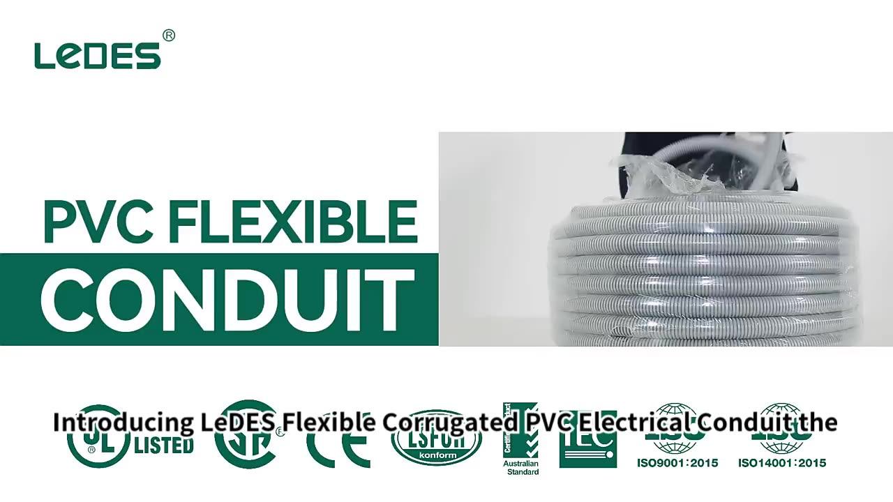 Ledes Pvc Pipe Factories Hd Flexible Hose Electrical Conduit For