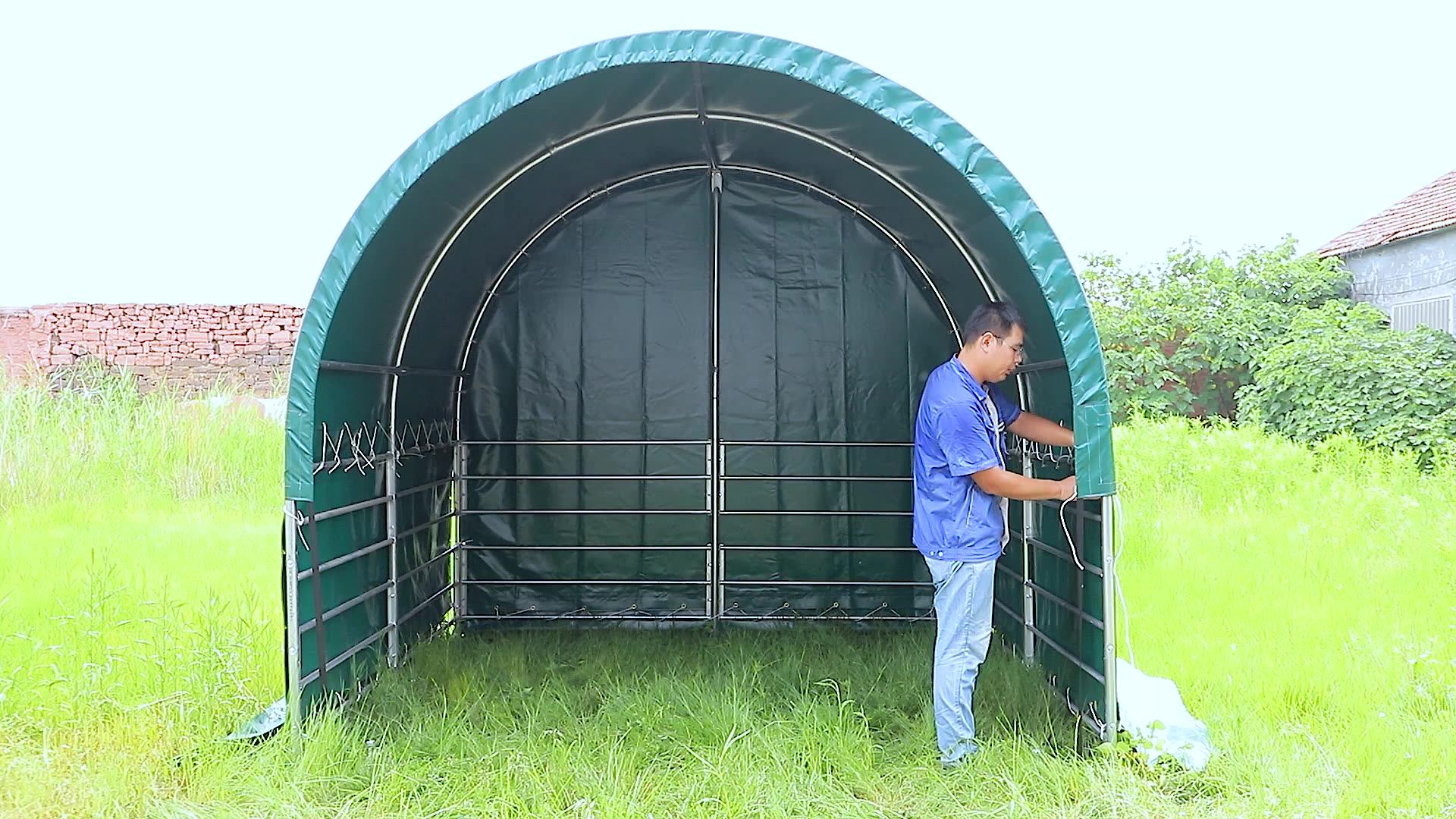 4x4m Prefab Pvc Tarp Cattle Barns Sheep Animal Tent Livestock Portable Shelters For Horses Buy