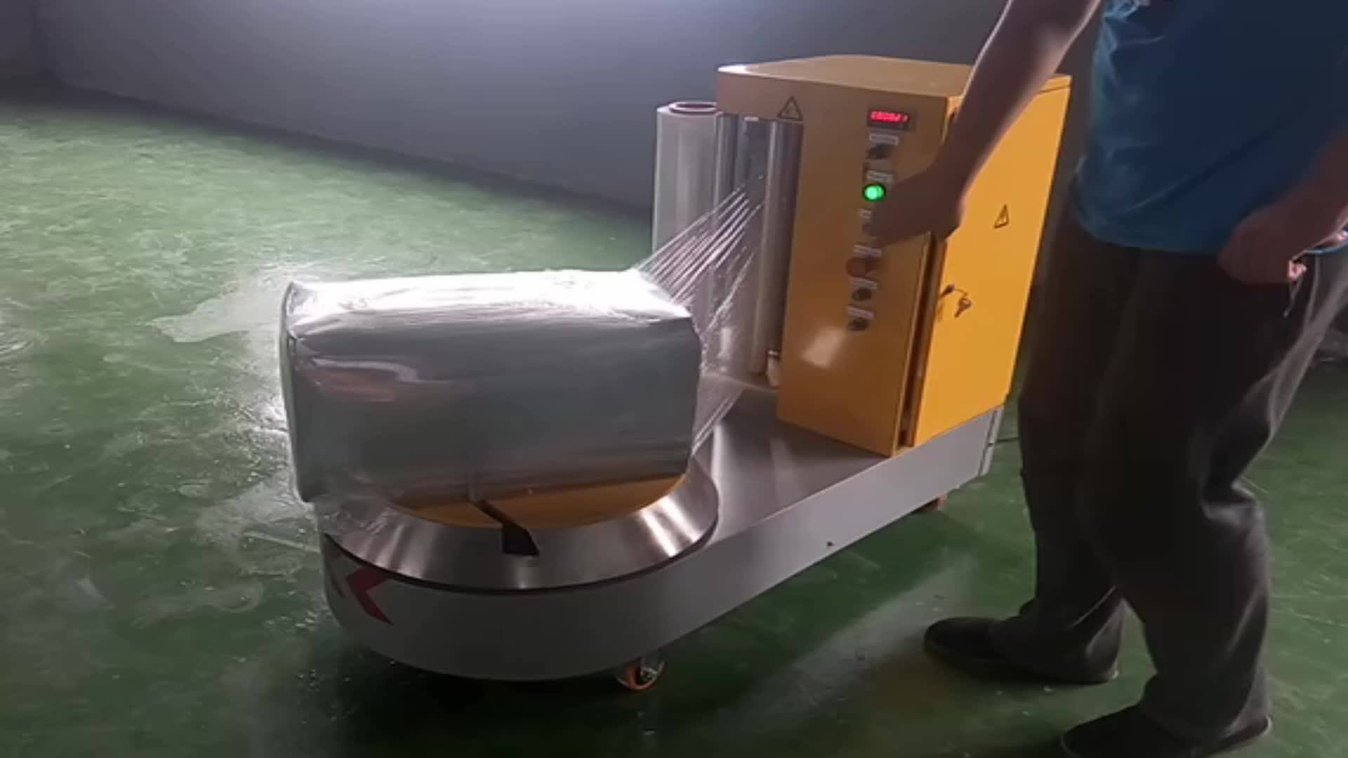 Airport Luggage Stretch Film Wrapping Packing Machine Buy Airport