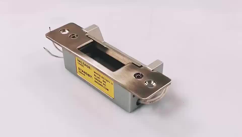 12v Secure European Narrow Door Electric Strike Plate Lock Buy